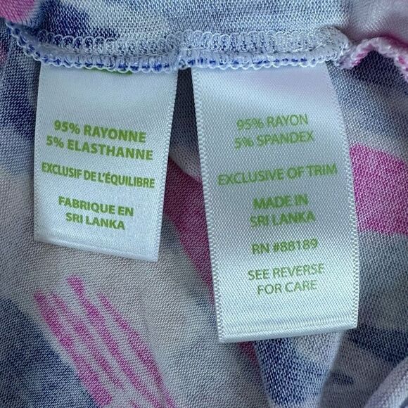 Lilly Pulitzer Strapless Palma Tube Top size Small Amethyst - Picture 6 of 7